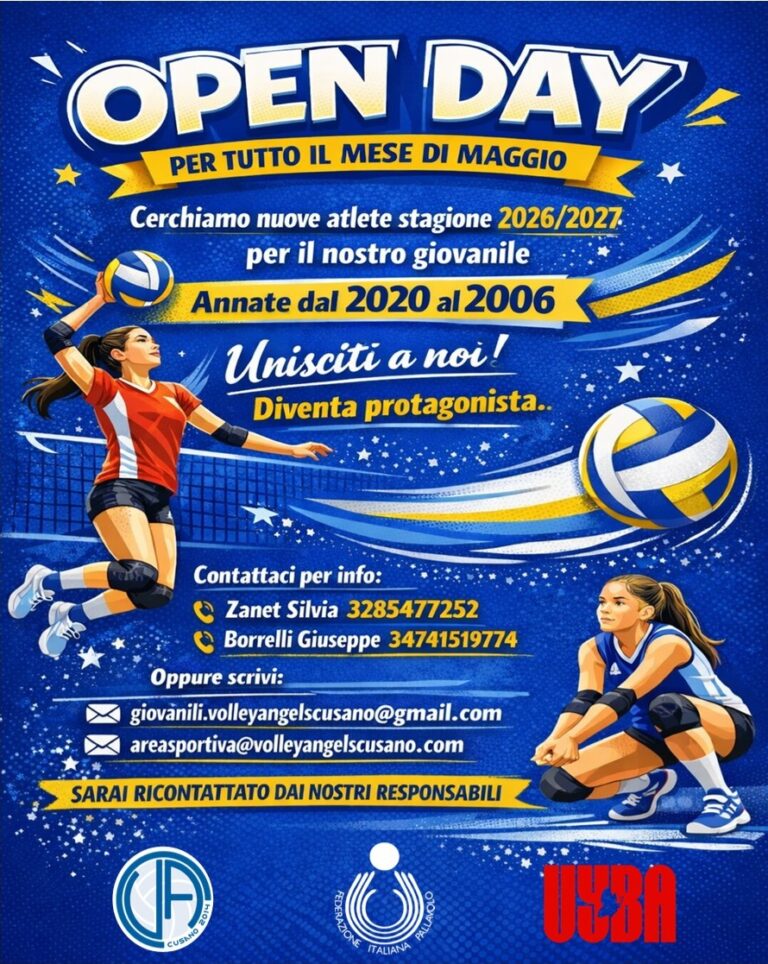 OPEN DAY GIOVANILI
